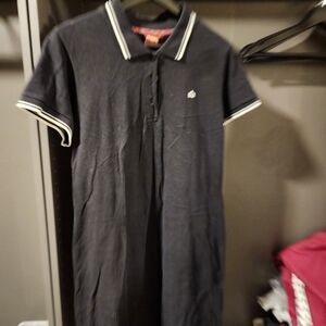 Black Polo Midi Dress